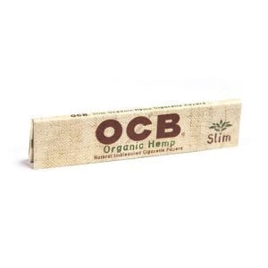 OCB King Size Slim Unbleached Rolling Papers 5 Pack
