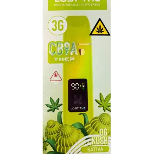 OG Kush Lost THC CB9A V4 Disposable 3G