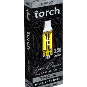 Oreoz Torch THC-A Live Resin Diamonds 510 Cartridge 3.5G