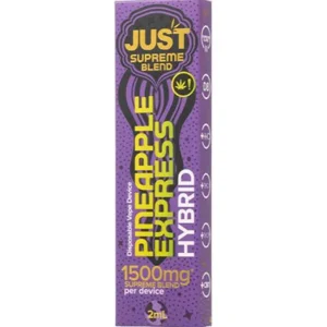 Pineapple Express Hybrid Just Delta Supreme Blend Live Resin Vape 1.5G