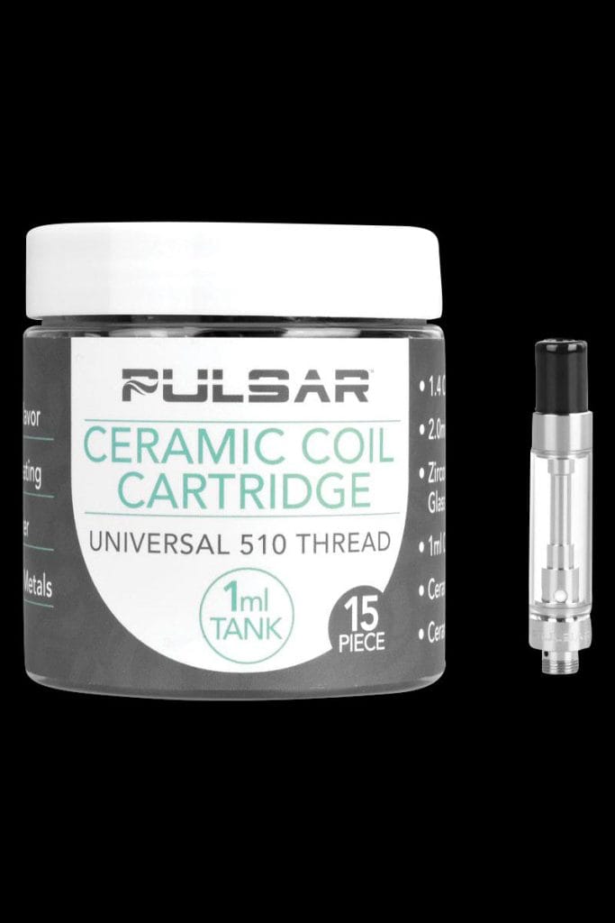 Pulsar Ceramic Coil Cartridge Tube - 15 Pack