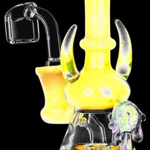 Pulsar Clear Marble Drip Mini Rig