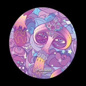 Pulsar DabPadz Dab Mat | Melting Shrooms
