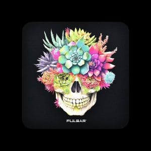 Pulsar DabPadz Round Fabric Top Dab Mat | Succulent Smile