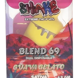Purple Urkle X Guava Gelato Shake Extreme THC-P Blend 69 Dual Disposable 6.9 G