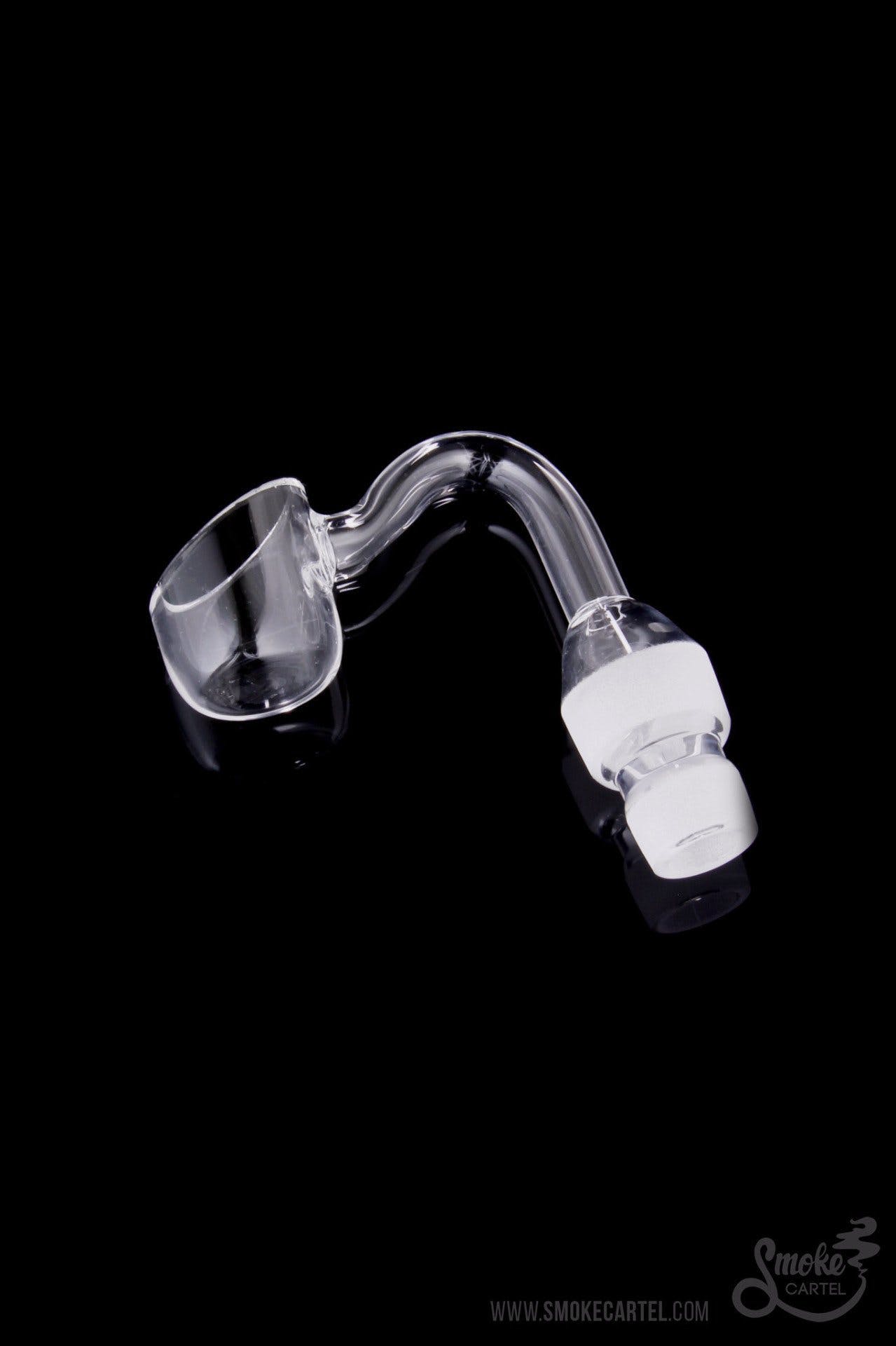 Quartz Banger with Curved Tube