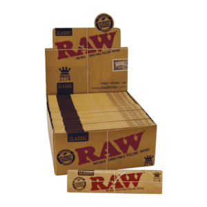 RAW Classic King Size Slim Rolling Papers - Box of 50