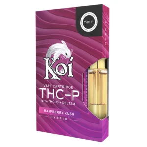 Raspberry Kush Hybrid Koi THC-P Vape Cartridge 1G