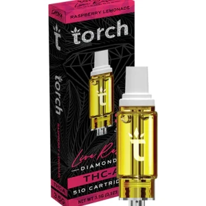 Raspberry Lemonade Torch THC-A Live Resin Diamonds 510 Cartridge 3.5G