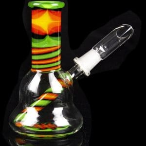 Rasta Swirl Beaker Mini Rig