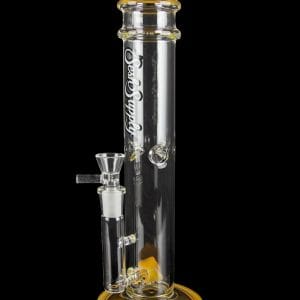Sesh Supply ""Persephone"" Unique Cube Perc Heavy Glass Bong