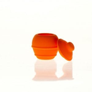 Silicone Container Honey Jar 35ml - Orange