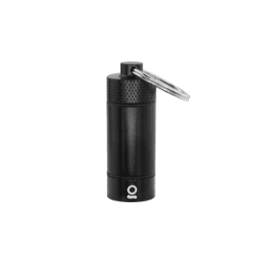 Small Storage Keychain - Black
