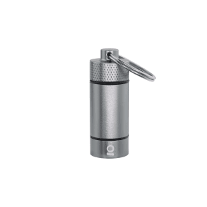 Small Storage Keychain - Silver