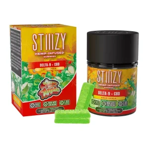 Sour Apple STIIIZY Delta 9 + CBD Gummies 225mg