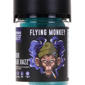 Sour Blue Razz Flying Monkey Delta-8 Gummies 1000mg
