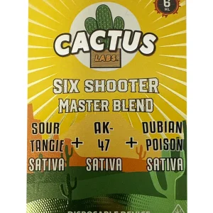 Sour Tangie | AK-47 | Dubian Poison Cactus Labs Six Shooter Master Blend Disposable 6G