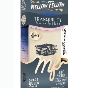 Space Queen Mellow Fellow Tranquility Live Resin Blend Disposable 4ml