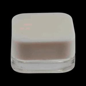 Square 9ml Clear Glass Jar with Lid - 250ct
