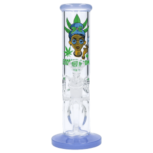 Stoner Mom Straight Tube with Honeycomb Perc - 10 in