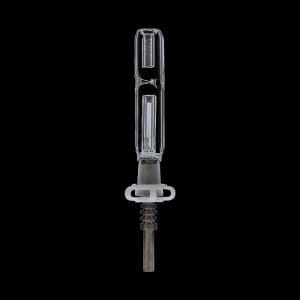 Straight Glass Tube Nectar Collector with Titanium Nail