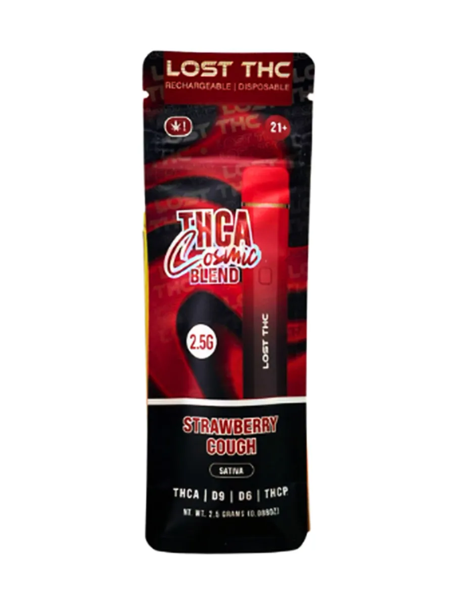 Strawberry Cough Lost THC Cosmic Blend THCA Disposable 2.5G