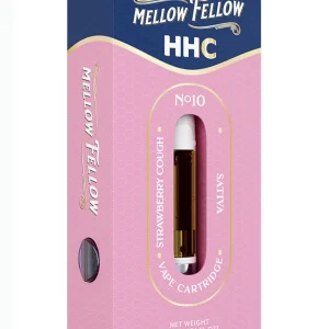 Strawberry Cough Mellow Fellow Classic HHC Vape Cartridges 1ml