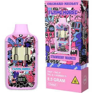 Strawberry Madness Flying Horse Orchard Medley Blend Disposable 8.5G