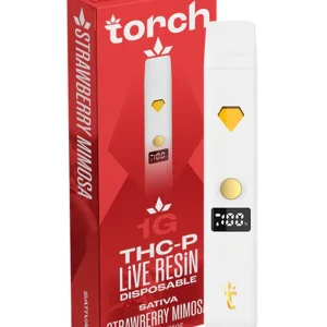Strawberry Mimosa Torch THC-P Live Resin Disposable 1G