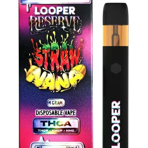 Strawnana Looper Reserve THCA Disposable 1G