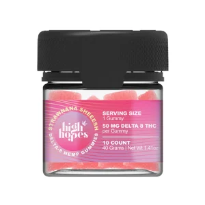 Strawnana Sheeesh Koi High Hopes D8 THC Gummies 50mg