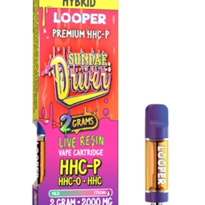 Sundae Driver Looper Premium HHC-P+HHC-O+HHC Live Resin Vape 2G