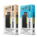 THCP, D8 Vape Pens Bundle - 3600mg - Fresh