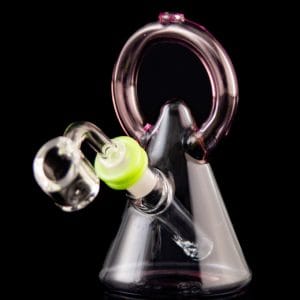 The ""Halo Rig"" Mini Beaker Dab Rig