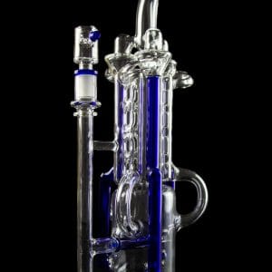 The ""Space Station"" Recycler Water Bong with Inline Perc