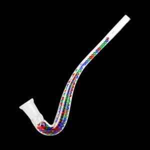 The Stash Shack Beaded J Hook Glass Stem