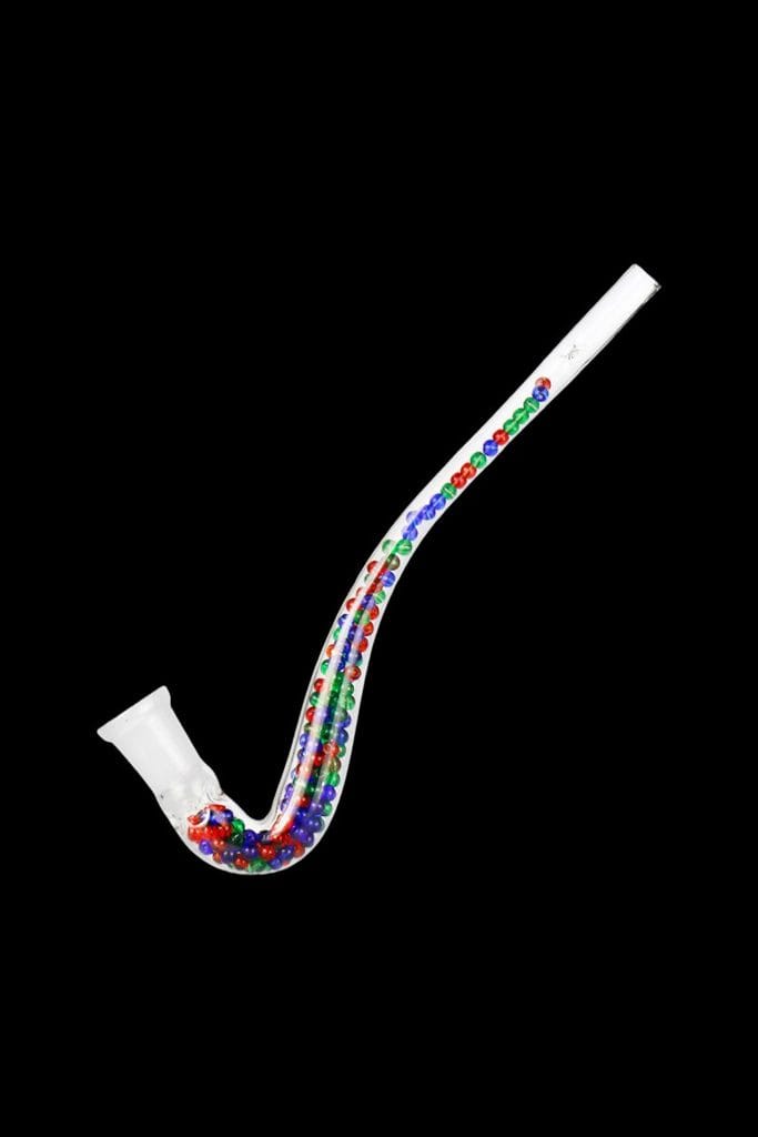 The Stash Shack Beaded J Hook Glass Stem