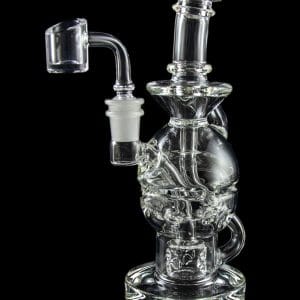 The ""Thunderdome"" Fab Egg Recycler Rig with Seed of Life Perc