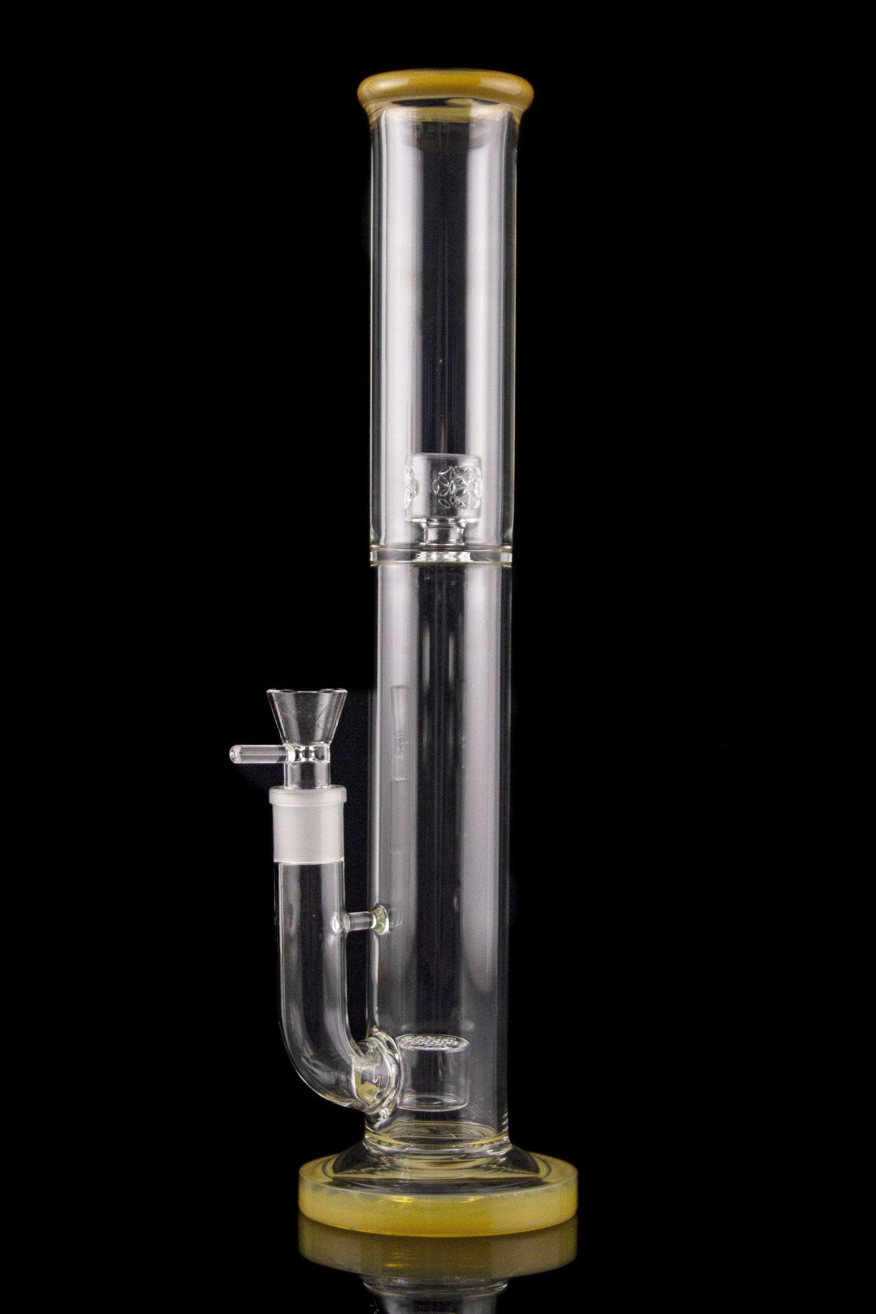 The ""Toke Tube"" Straight Tube Tall Bong with Splash Guard