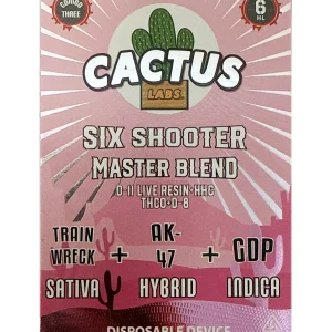 Train Wreck | AK-47 | GDP Cactus Labs Six Shooter Master Blend Disposable 6G