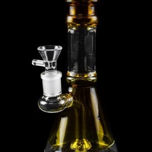 Transparent Neck Water Pipe w/ Bowl & Banger