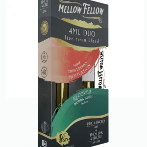Tres Leches | Bubba Kush Mellow Fellow Live Resin Duo Blend Cartridge 4ml