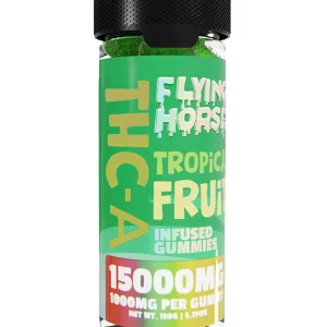 Tropical Fruit Flying Horse THCA Infused Gummies 15000MG 15ct