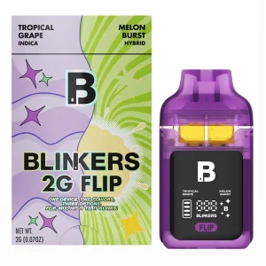 Tropical Grape | Melon Burst Blinkers Flip Dual Chamber Disposable 2G