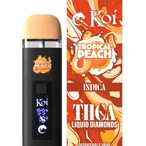 Tropical Peach Koi THCA Liquid Diamonds Disposable 2G