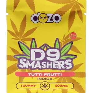 Tutti Frutti Dozo Delta 9 Smasher Gummies 1ct 500MG