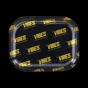 VIBES Allover Logo Metal Rolling Tray