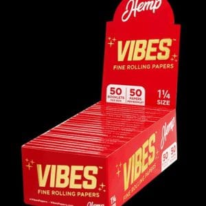 VIBES Box of Rolling Papers - 50 Pack
