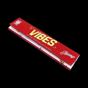VIBES King Size Slim Rolling Papers- 1 - 5 or 50 Pack
