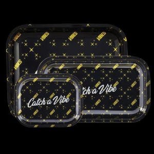 VIBES Metal Rolling Tray - Catch A Vibe